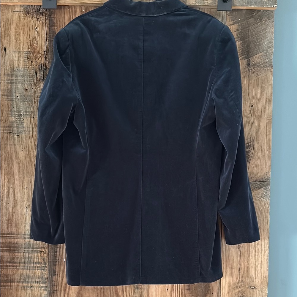 Navy Velvet Women's Jacket- NWOT - Picture 3 of 3